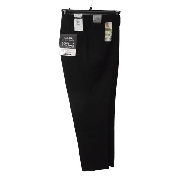 green emerald velvet dress Haggar Haggar Men's Premium Comfort Dress Pant-Classic Fit Black